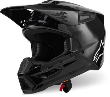 Alpinestars S-M3 Zwart Crosshelm, Motoren, Overige typen, XXL, Nieuw met kaartje, Overige merken