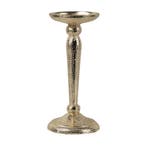 kandelaar gehamerd champagne goud 22x10cm, Verzenden, Nieuw