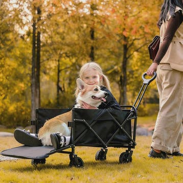 Uitklapbare Kampeerwagen Trolley - 150L, 75kg, 360° Wielen,, Caravans en Kamperen, Bolderkarren, Verzenden, Nieuw