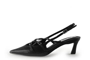Steve Madden Slingbacks in maat 39 Zwart, Verzenden, Zwart, Steve Madden, Zo goed als nieuw