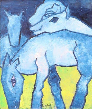 Jan Sierhuis (1928-2023) - Witte paarden, Antiek en Kunst
