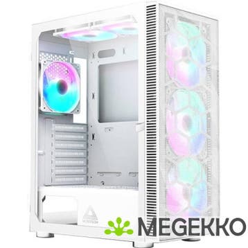 Montech X3 Mesh Midi-Tower RGB Tempered Glass Wit, Computers en Software, Verzenden, Nieuw
