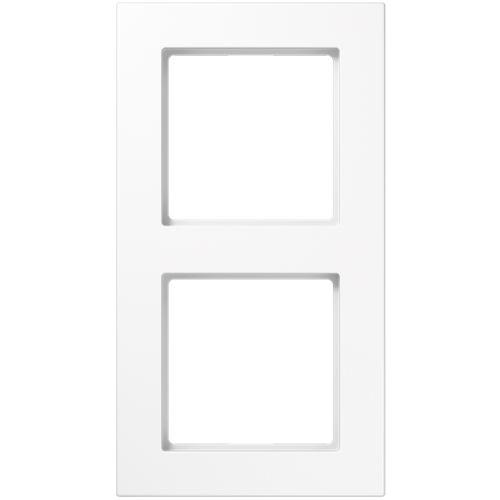 JUNG A550 Afdekraam 2-voudig Alpine wit A5582BFWW, Doe-het-zelf en Verbouw, Elektra en Kabels, Nieuw, Ophalen of Verzenden