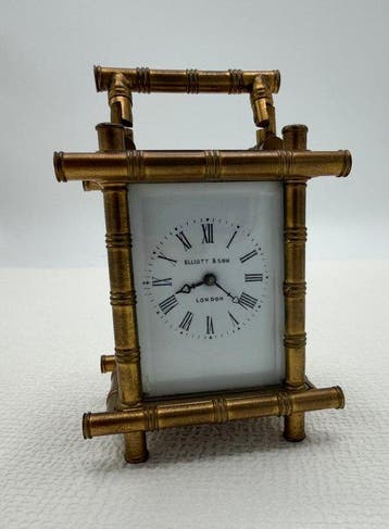 Reisklok - Brons, Emaille - 1850-1900 - Carriage - Elliot &