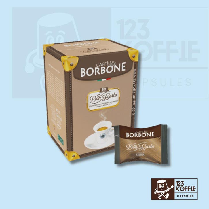 Borbone Nera capsules A Modo Mio 50 stuks  sterke espresso, Witgoed en Apparatuur, Koffiemachine-accessoires, Verzenden