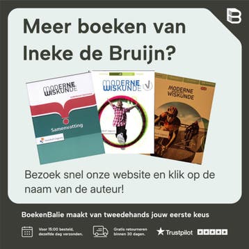 Moderne Wiskunde 10 1A havo/vwo leerboek 9789001812232, Boeken, Verzenden, Zo goed als nieuw, Ineke de Bruijn