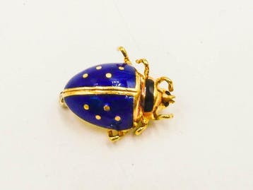 Broche - 18 karaat Geel goud, Sieraden, Tassen en Uiterlijk, Antieke sieraden