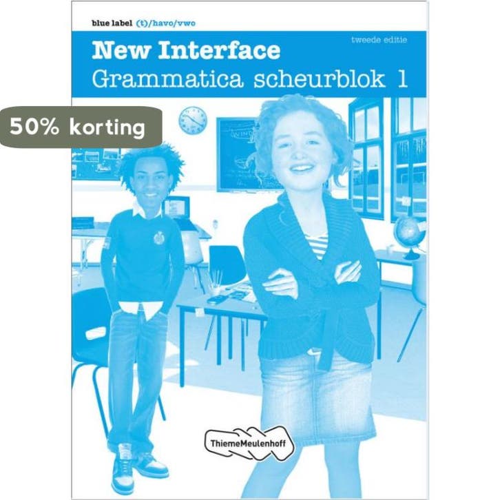 New Interface Blue label - Grammatica scheurblok 1 set à 5, Boeken, Schoolboeken, Zo goed als nieuw, Verzenden