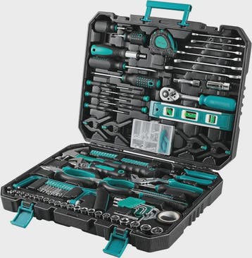 Uitgebreide 198-delige Gereedschapskist: Handgereedschap, Ra, Verzenden, Nieuw