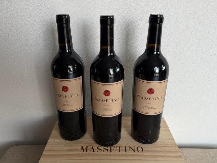 2022 Tenuta Masseto, Massetino - Toscane IGT - 3 Flessen, Verzamelen, Wijnen