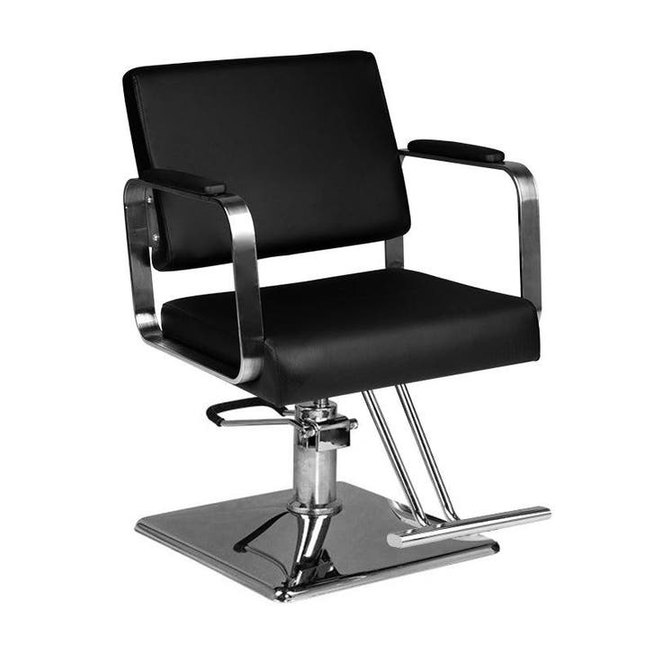 Hair System HS202 Kappersstoel Zwart – Professionele, Huis en Inrichting, Stoelen, Ophalen of Verzenden