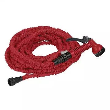 Flexibele tuinslang | Kreator | 15 meter (Incl. sproeikop), Tuin en Terras, Verzenden, Nieuw