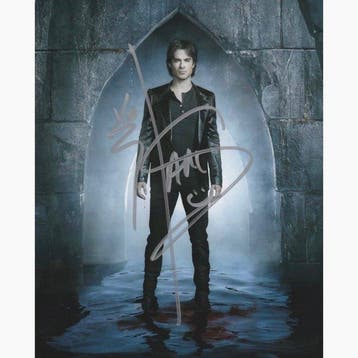 The Vampire Diaries - Signed by Ian Somerhalder (Damon), Nieuw