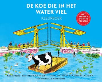 De koe die in het water viel - Kleurboek - Phyllis, Verzenden, Zo goed als nieuw, Phyllis Krasilovsky