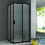 Zwarte Douchecabine 80X80X195 Vierkant (Douchecabines), Ophalen of Verzenden, Nieuw