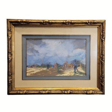 S. Nanzy (XIX) - Galerna en Landas, Antiek en Kunst, Kunst | Schilderijen | Klassiek