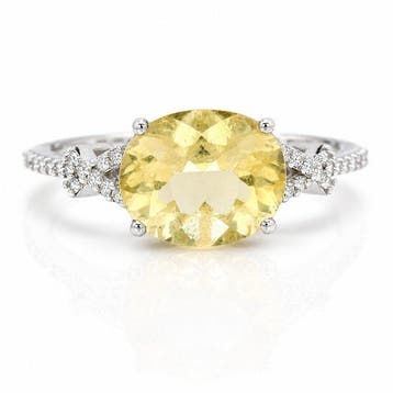 Zonder minimumprijs - Ring Platina - 1.89ct. tw. Vuuropaal -, Nieuw