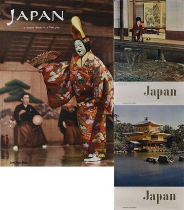 JNTO - Set of 3 Original Vintage Japan Travel Posters - JNTO