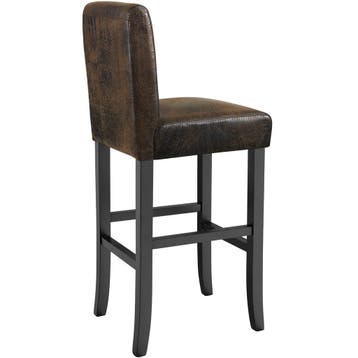 Barkruk van kunstleer - oud bruin, Set van 2, Huis en Inrichting, Verzenden, Nieuw