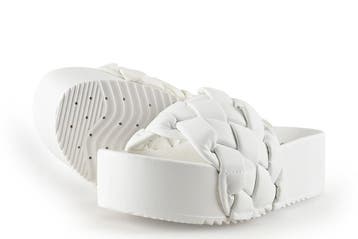 Colors of California Sleehakken in maat 36 Wit, Verzenden, Wit, Zo goed als nieuw, Schoenen met hoge hakken