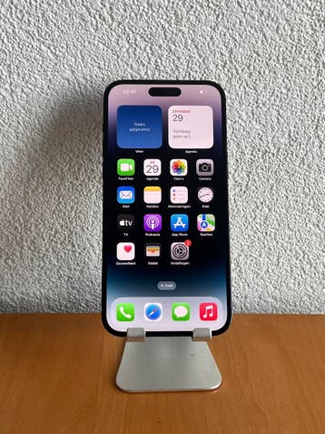 Apple iPhone 14 Pro Max 128GB / Garantie / Zeer nette staat, 128 GB, Zwart, Refurbished, Ophalen of Verzenden