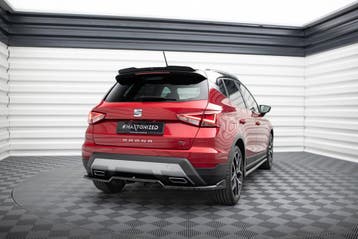 Maxton Diffuser Splitter Seat Arona FR Mk1 - Rood met Gloss, Verzenden