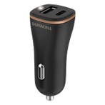 USB autolader | Duracell (1x USB C, 1x USB A, 27W), Verzenden, Nieuw