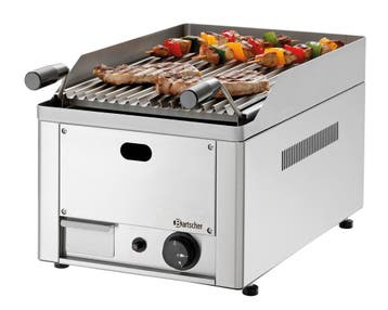 Bartscher Lavasteengrill Gas 40 B330 TA – Tafelmodel | 1 Gri, Zakelijke goederen, Horeca | Keukenapparatuur, Ophalen of Verzenden
