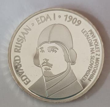 Slovenie Slowenien – Km 86 – 30 Euro 2009 – 1 Flug ueb, Postzegels en Munten, Munten | Europa | Euromunten, Verzenden