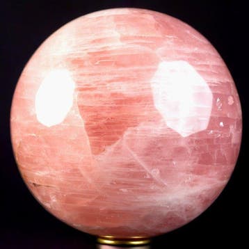 Rozenkwarts - Grote bol - Extra kwaliteit Elegantie en, Verzamelen, Mineralen en Fossielen