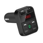 Dual USB Autolader Bluetooth Handsfree Oplader FM Radio Kit, Verzenden, Nieuw