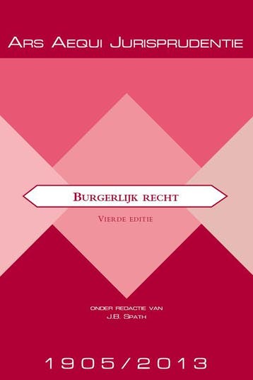 Burgerlijk recht / 1905-2013 / Ars Aequi Jurisprudentie, Verzenden, Gelezen