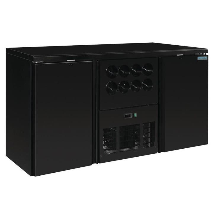 Polar U-serie werkbank koeling 2 deuren plus flessennest voo, Zakelijke goederen, Horeca | Keukenapparatuur, Nieuw in verpakking