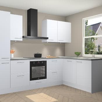 Sneeuwwitte keuken Bazel 112724, Huis en Inrichting, Keuken | Complete keukens, Verzenden