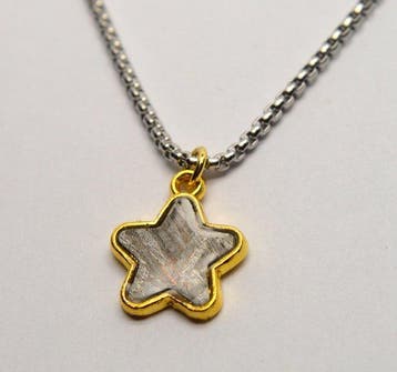 Aletai meteoriet, China - 2,00 g - Ketting met hanger, Verzamelen, Mineralen en Fossielen