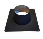 Dakplaat plat 0 - 10° RVS - 130 mm ZWART, Ophalen, Nieuw