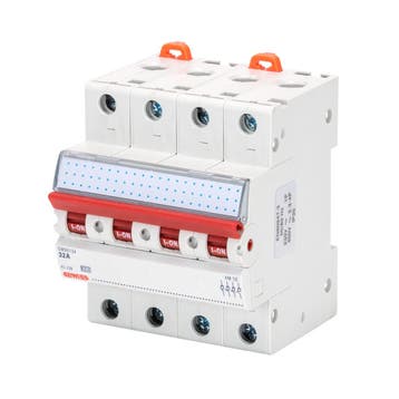 Gewiss hoofdschakelaar / 4-polig, 63A / GW96176, Doe-het-zelf en Verbouw, Elektra en Kabels, Ophalen of Verzenden, Nieuw, Groepenkast