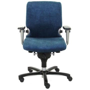 Haworth Comforto 77 met nieuwe stoffering, Zo goed als nieuw, Bureaustoel, Ergonomisch, Verzenden