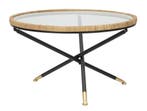 TAVOLO DA CAFFE SAINT BARTH ROTONDO CM Ø 80X46,5, Huis en Inrichting, Tafels | Salontafels, Ophalen of Verzenden, Nieuw