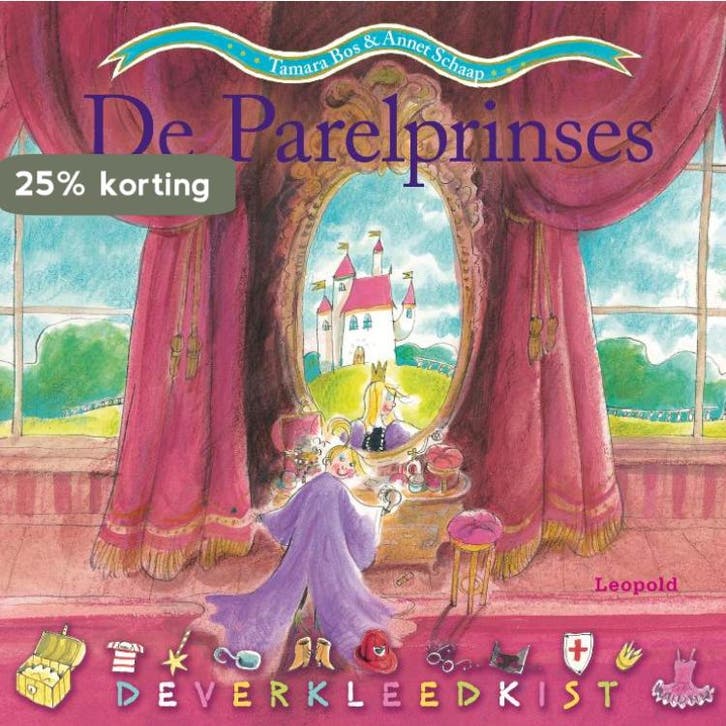 De Parelprinses / De verkleedkist 9789025852351 Tjalling Bos, Boeken, Kinderboeken | Kleuters, Zo goed als nieuw, Verzenden