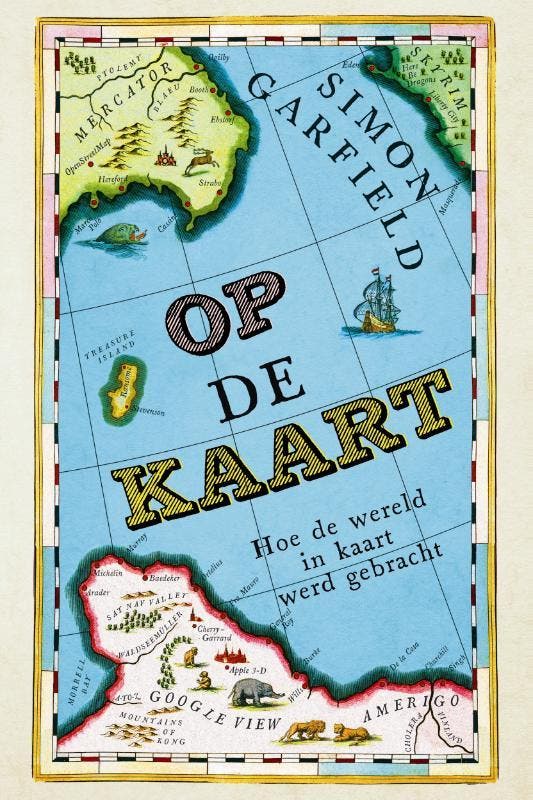 Op de kaart 9789057595714 Simon Garfield, Boeken, Literatuur, Gelezen, Verzenden