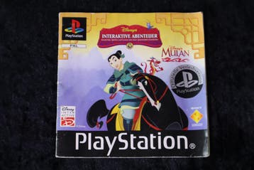 Disneys Mulan Playstation 1 PS1 Manual Only PAL German, Verzenden, Nieuw
