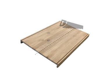 Trap | eiken overzettreden | traprenovatie | GROTE VOORRAAD!, Ophalen of Verzenden, Nieuw, Trap, 2 tot 4 meter
