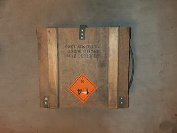 Houte Legerkistje (Kisten), Ophalen of Verzenden, Overige soorten, Overige gebieden, Kist of Geocache