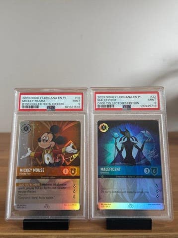 Disney - 2 Graded card - Disney Lorcana - Mickey Mouse, Nieuw