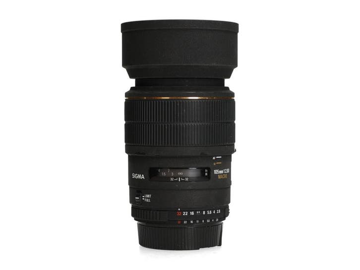 Sigma 105mm f/2.8 EX Macro - Nikon F - Macrolens, Audio, Tv en Foto, Fotografie | Lenzen en Objectieven, Zo goed als nieuw, Sigma