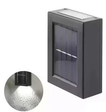 Solar Up/Down Wandlamp Buiten - Waterdicht voor Tuinen Straa, Verzenden, Nieuw