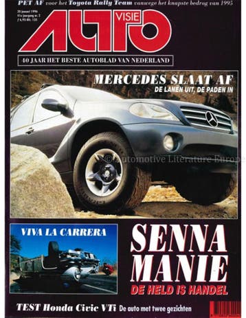 1996 AUTOVISIE MAGAZINE 02 NEDERLANDS, Nieuw, Author
