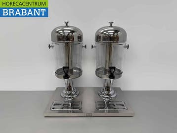HCB Sapdispenser RVS – 2 x 8 liter – Horeca, Ophalen of Verzenden, Nieuw in verpakking