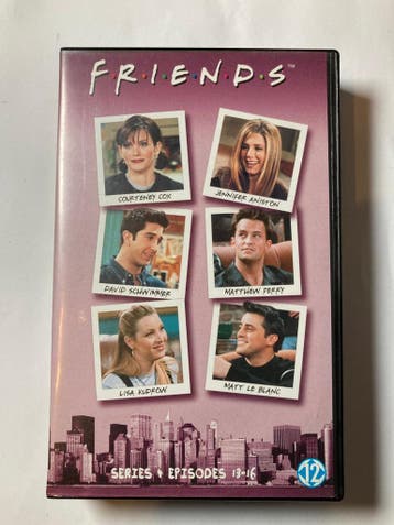 FRIENDS SERIES 4 EPISODES 13 - 15 (VHS), Cd's en Dvd's, Verzenden, Gebruikt